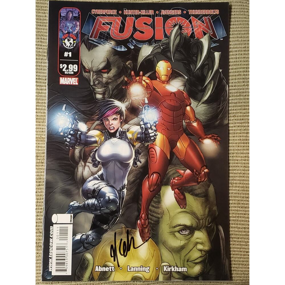 Fusion #1 2009 Top Cow Marvel Comic Book Autograph Signature Tyler Kirkham